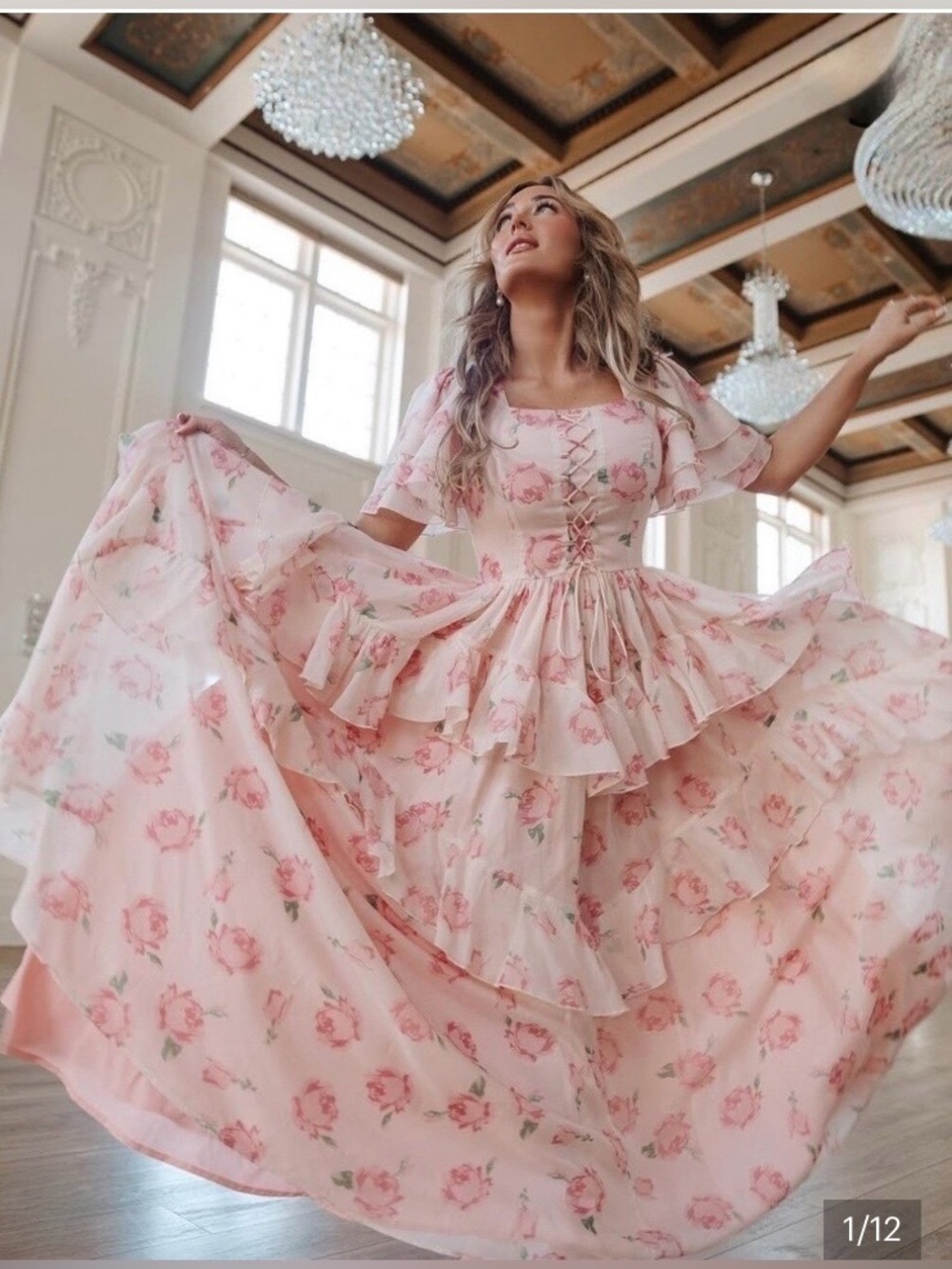 Ivy City Co Pink Solana dress